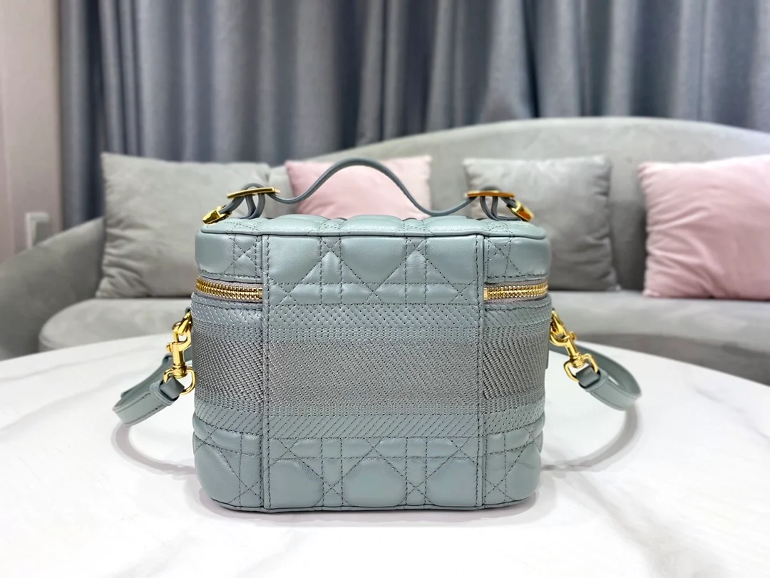 디올 레이디 트래블 베니티 케이스 그레이