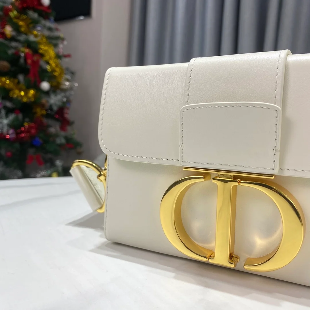 디올 레이디 30 몽테인 박스 백 화이트