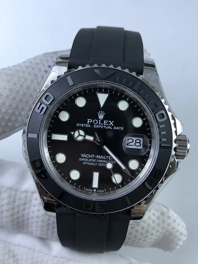 롤렉스 요트마스터 블랙 오이스터 러버밴드