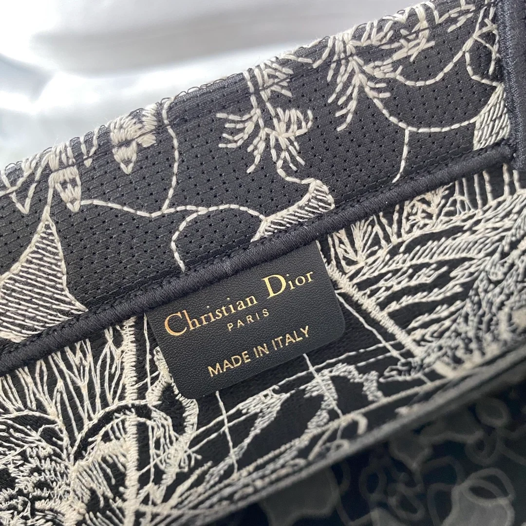 디올 별자리 캔버스 북 토트 라지 백