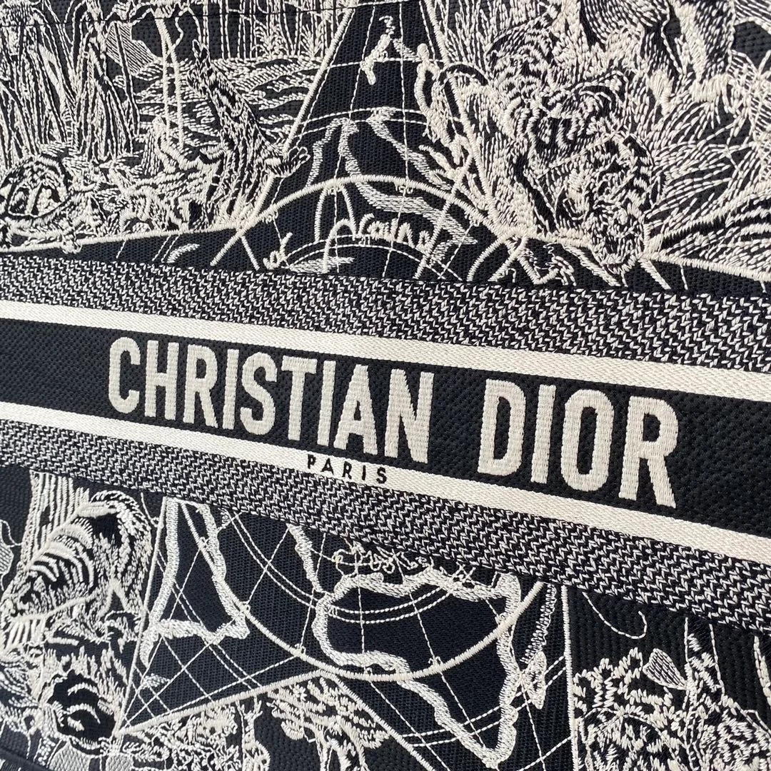 디올 별자리 캔버스 북 토트 라지 백