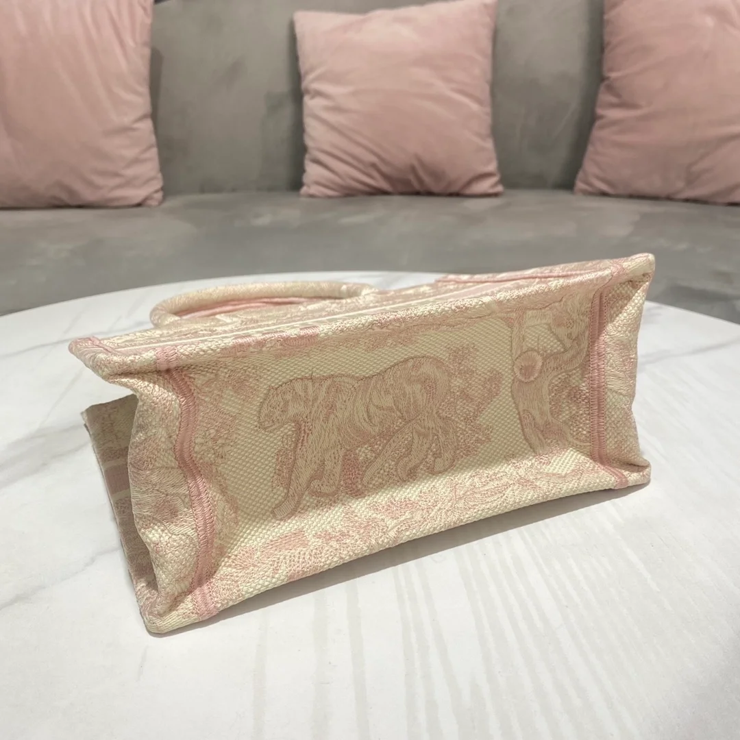 디올 북 토트 스몰 백 핑크