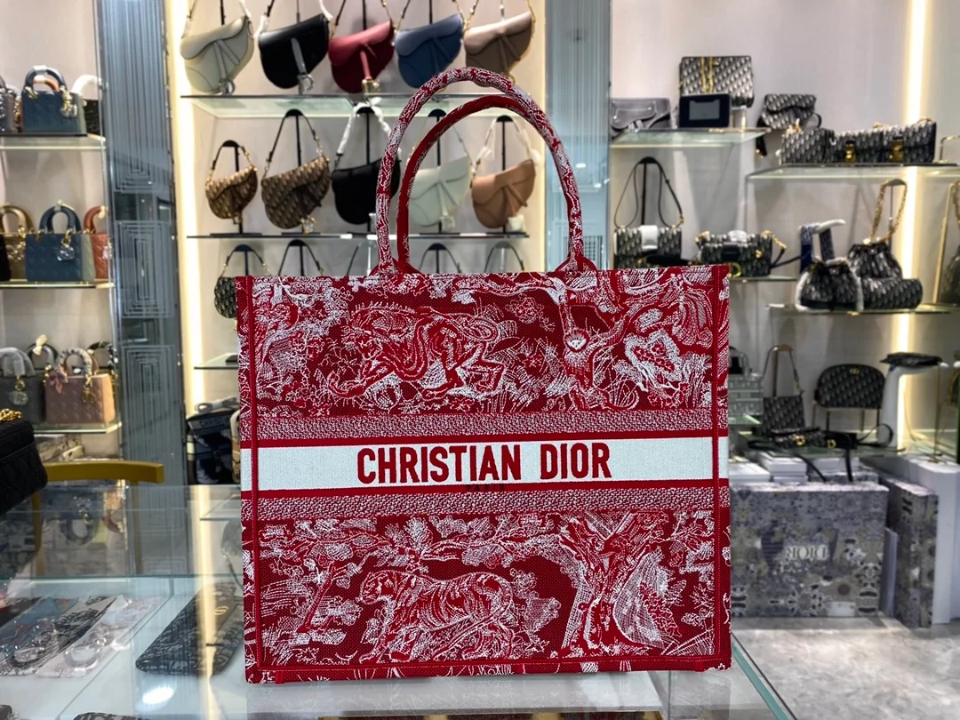 디올 퓨시아 북 토트 라지 백