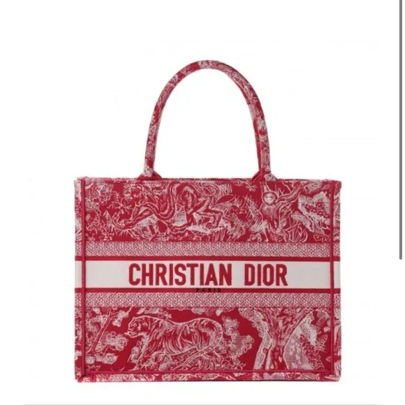 디올 퓨시아 북 토트 미디움 백