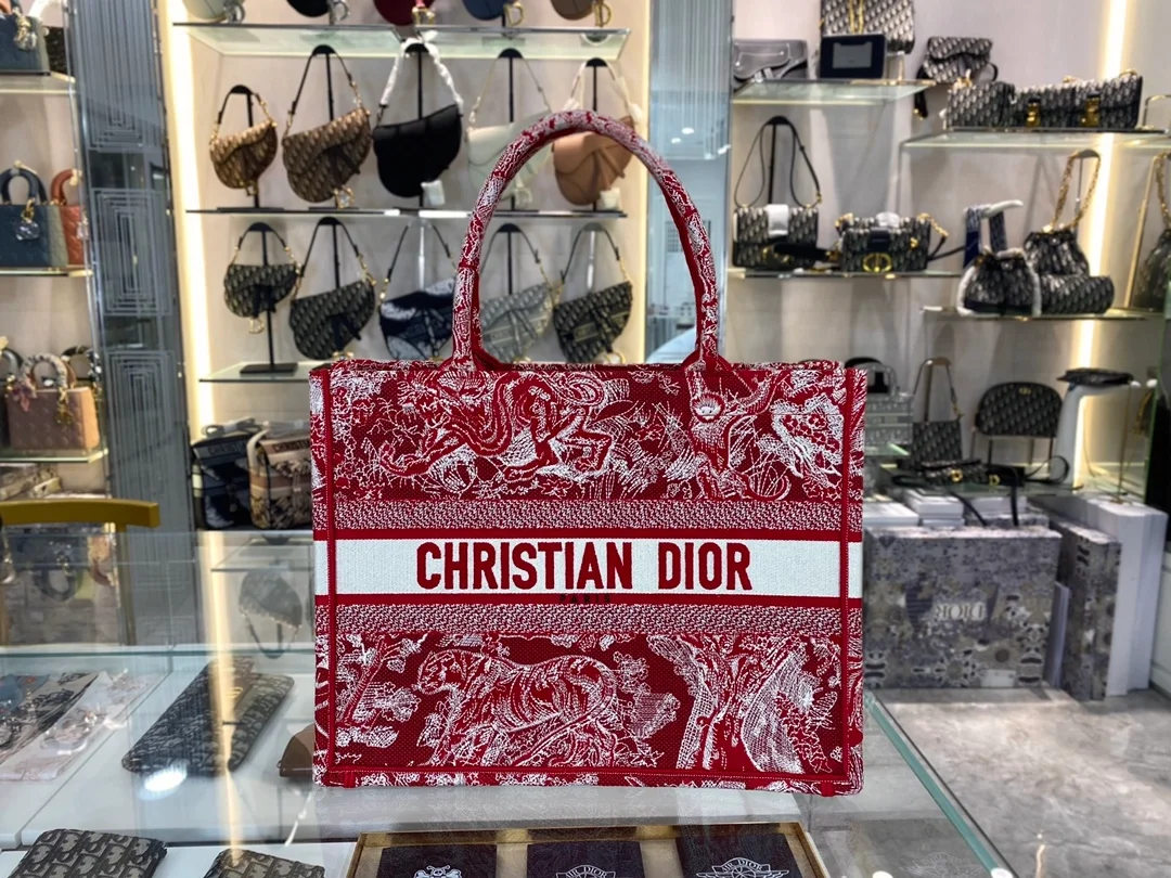 디올 퓨시아 북 토트 미디움 백