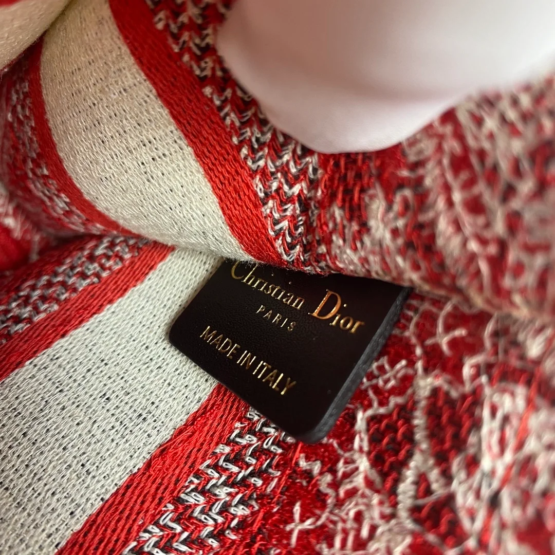 디올 북 토트 미니 백 레드