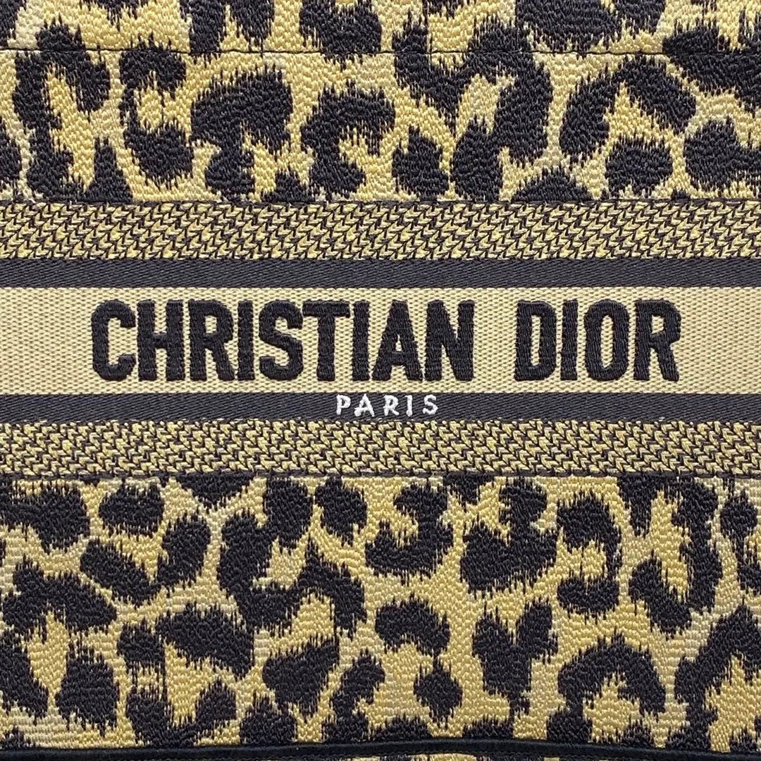 디올 mizza 레오파드 북 토트 스몰 백