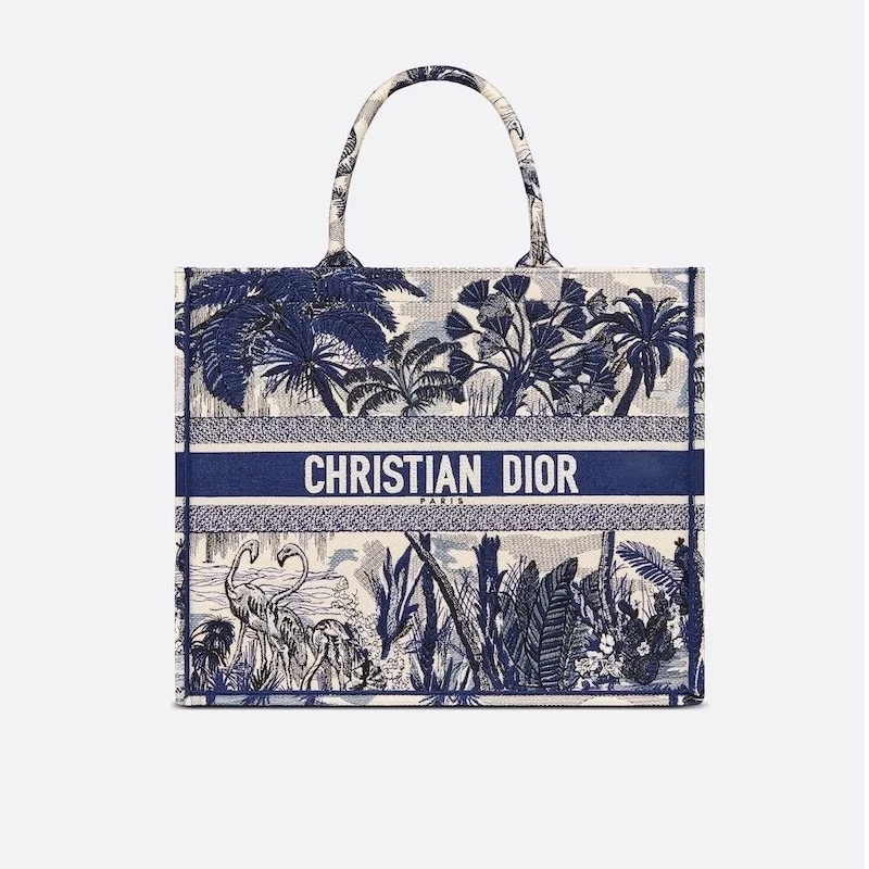 디올 팜트리 북 토트 라지 백