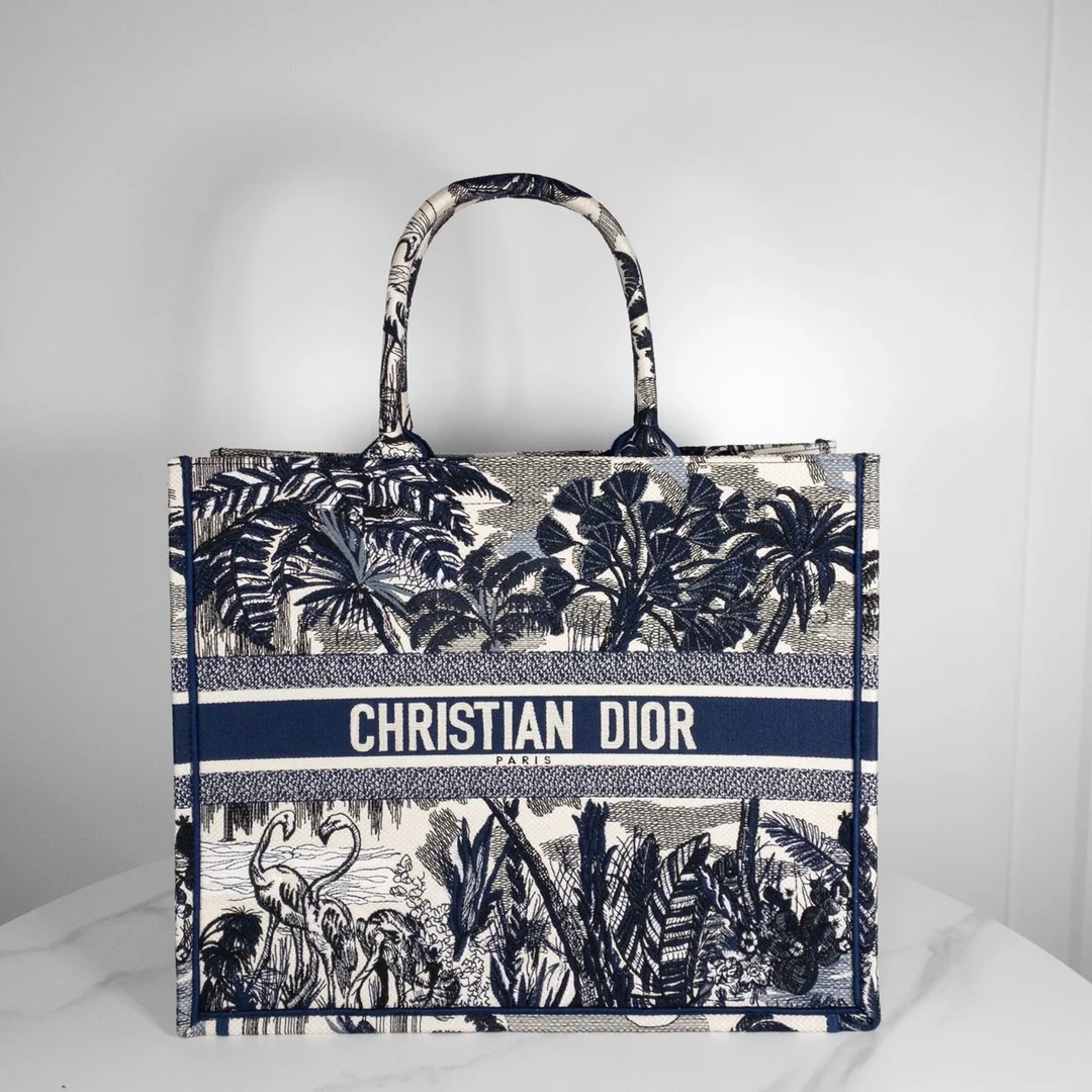 디올 팜트리 북 토트 라지 백