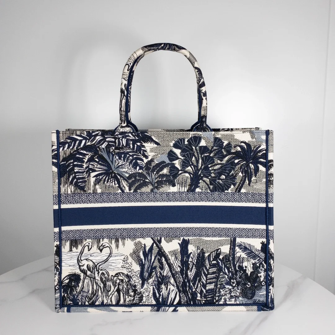 디올 팜트리 북 토트 라지 백