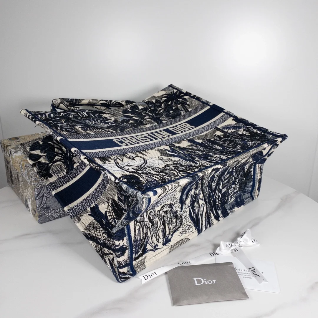 디올 팜트리 북 토트 라지 백