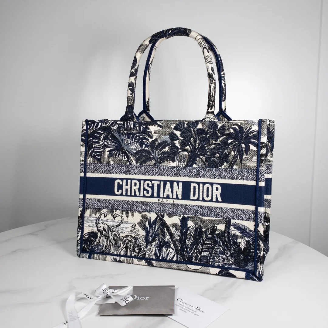 디올 팜트리 북 토트 미디움 백