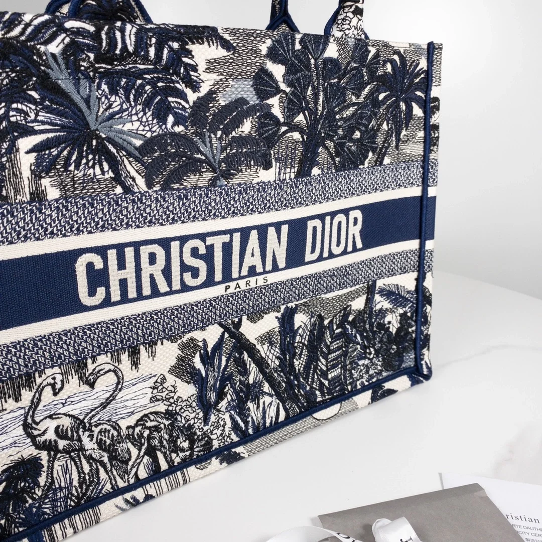 디올 팜트리 북 토트 미디움 백