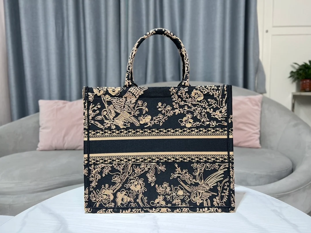 디올 북 토트 브라운 라지 백