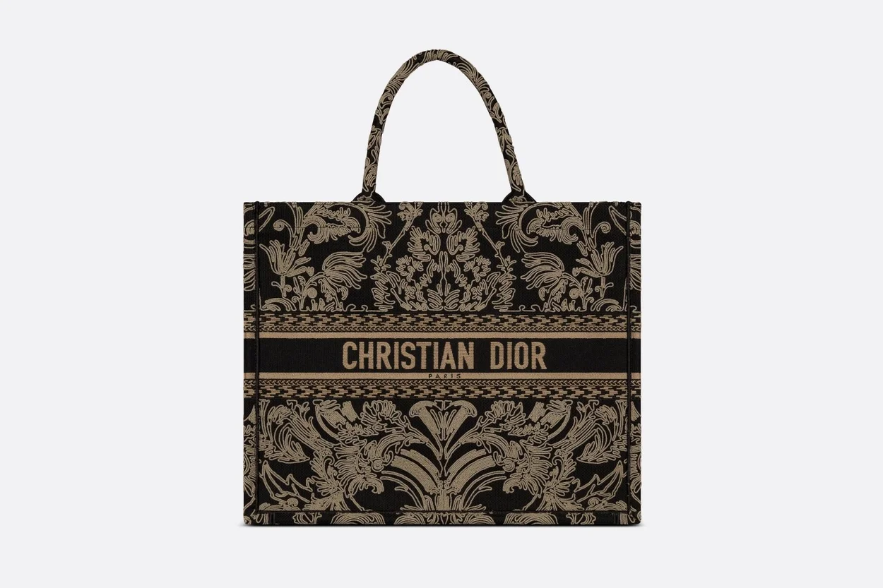 디올 북 토트 브라운 미디움 백