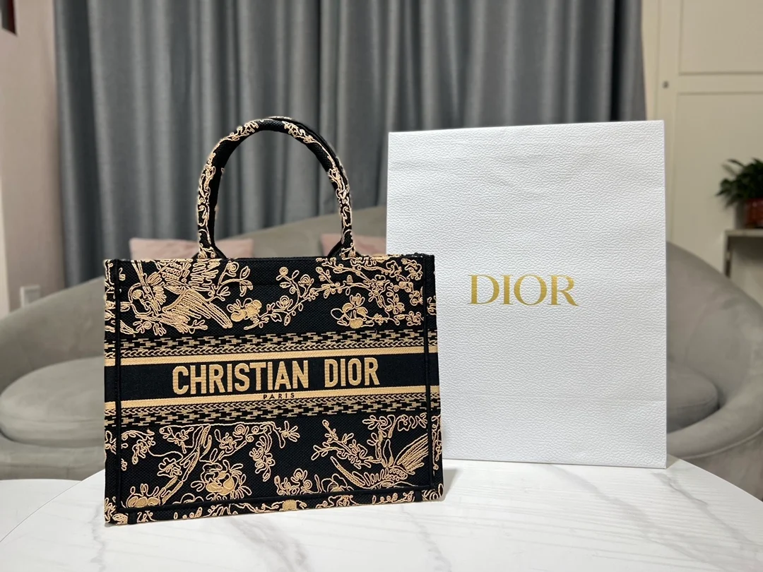 디올 북 토트 브라운 미디움 백