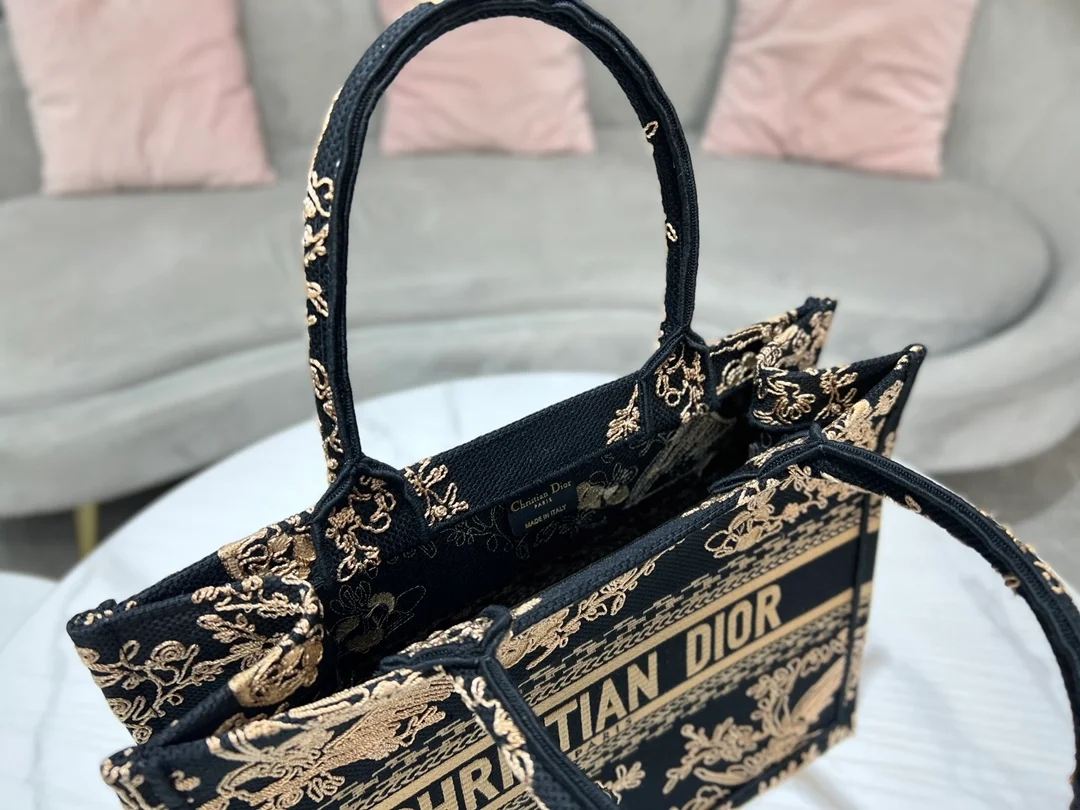 디올 북 토트 브라운 미디움 백