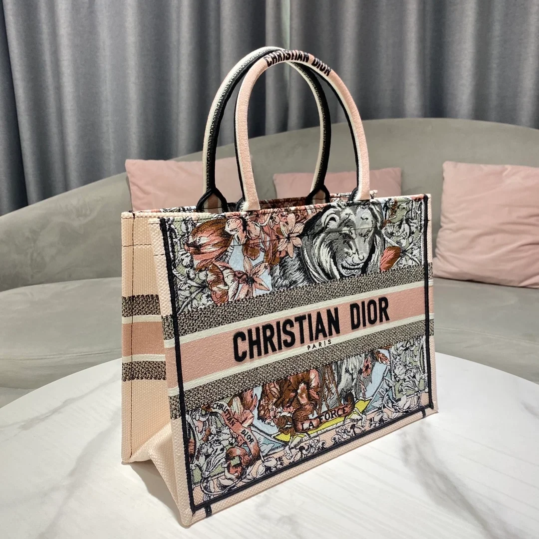 디올 멀티컬러 La Force 북 토트 미디움 백