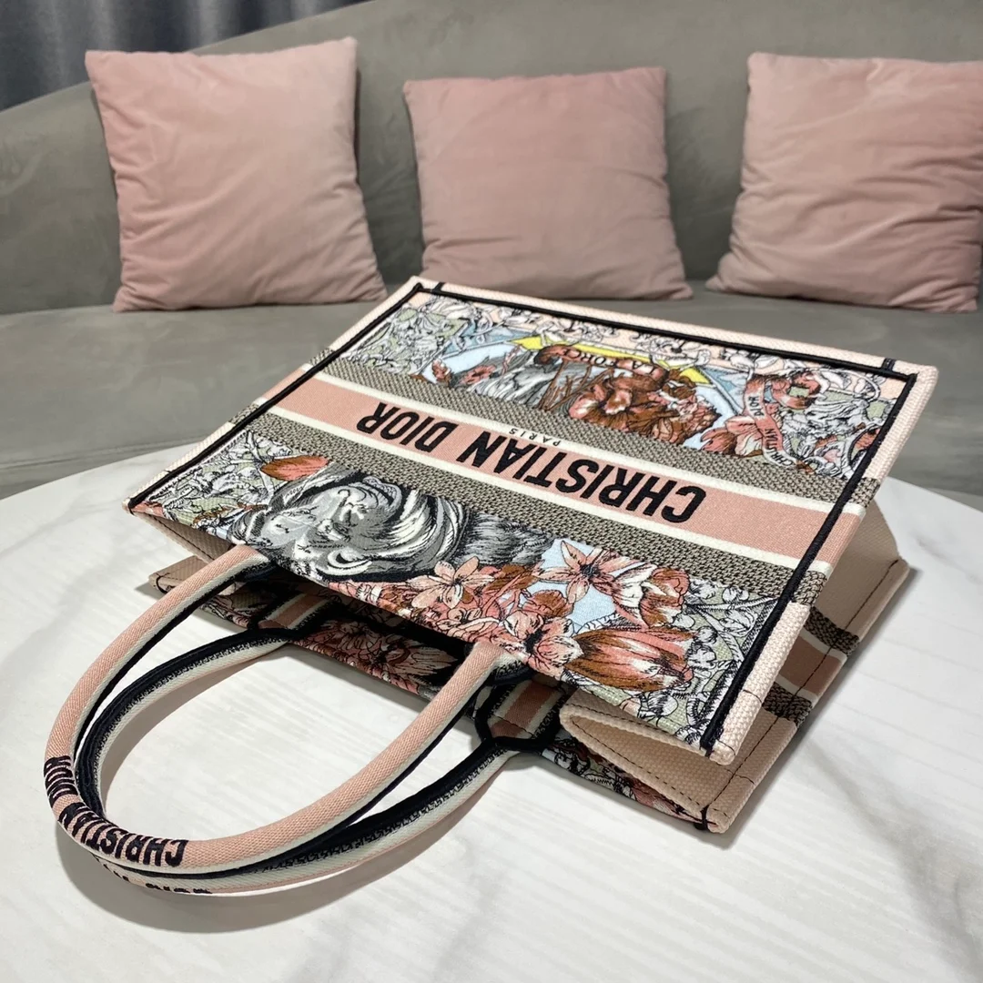 디올 멀티컬러 La Force 북 토트 미디움 백