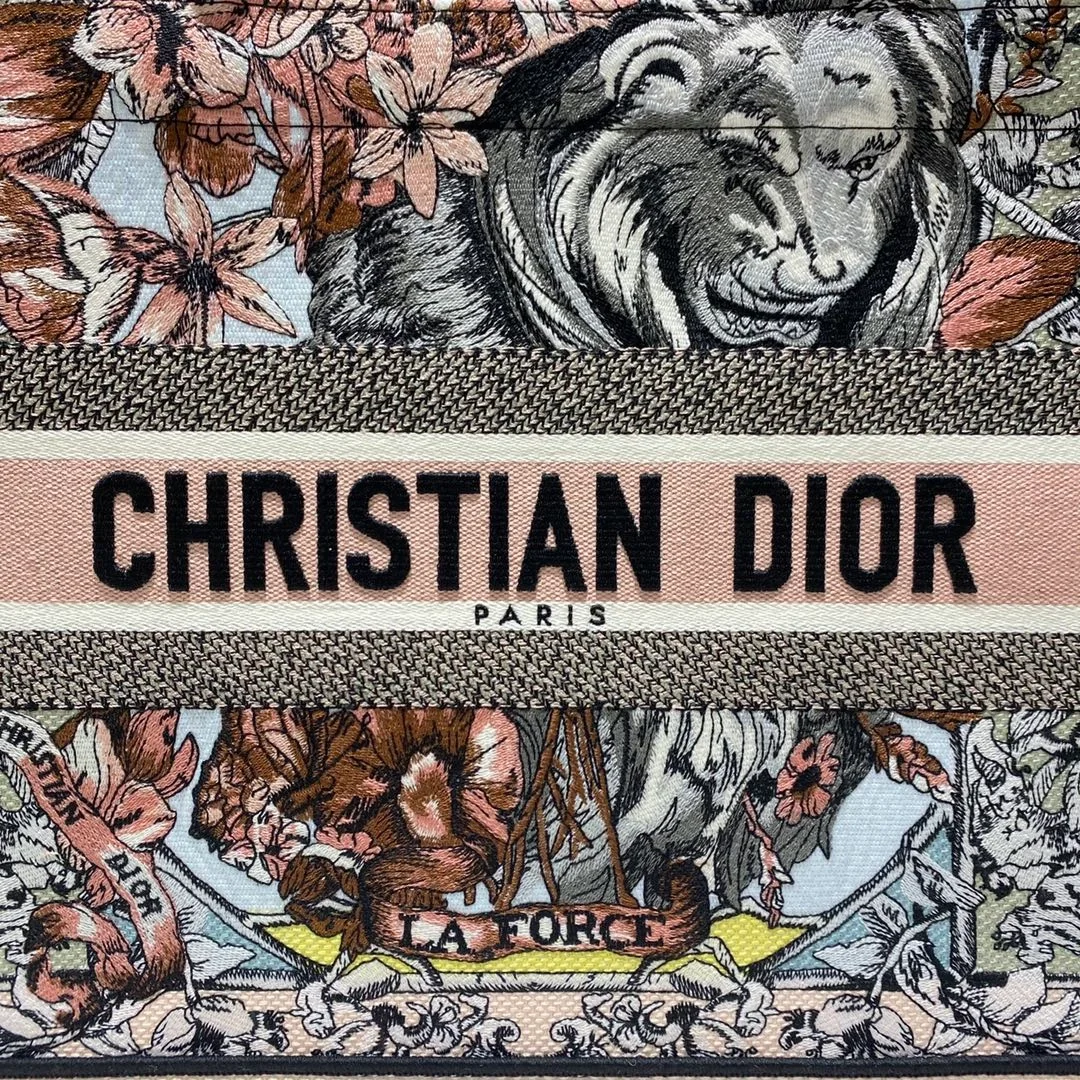 디올 멀티컬러 La Force 북 토트 미디움 백