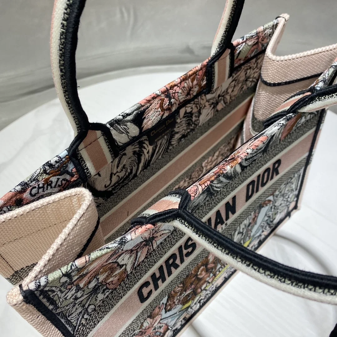 디올 멀티컬러 La Force 북 토트 미디움 백