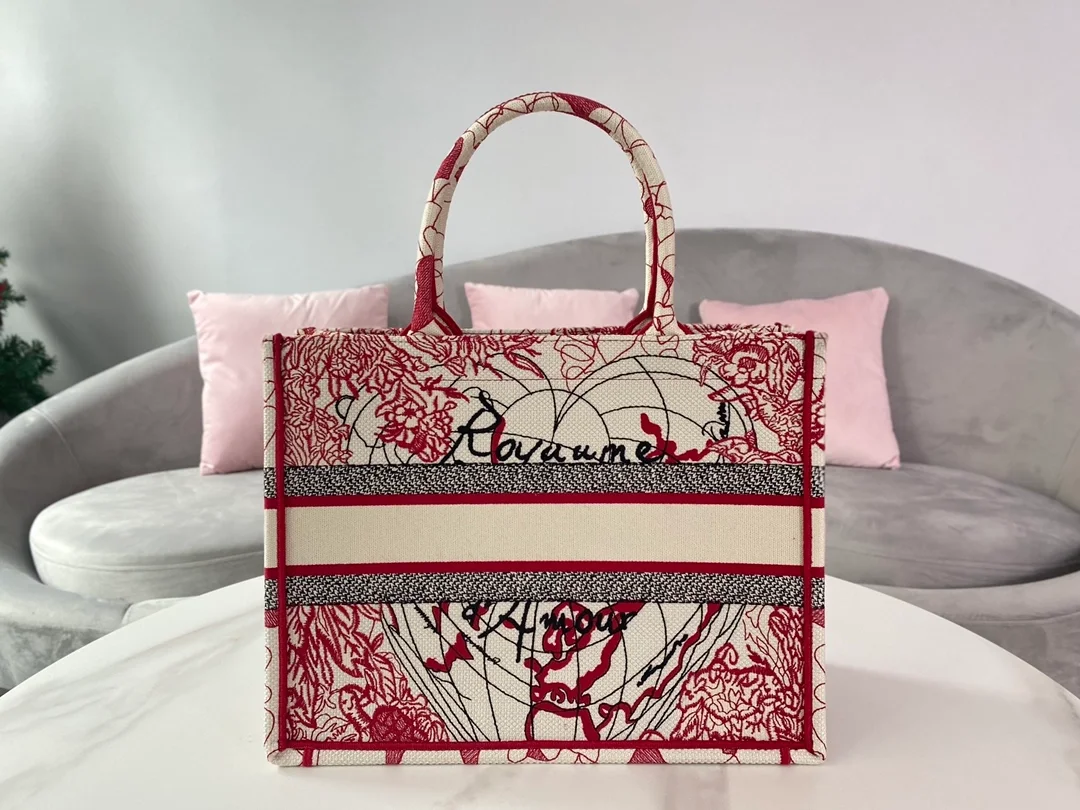 디올 아무르 D-ROYAUME 북 토트 미디움 백