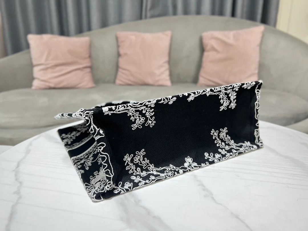 디올 북 토트 블랙 라지 백