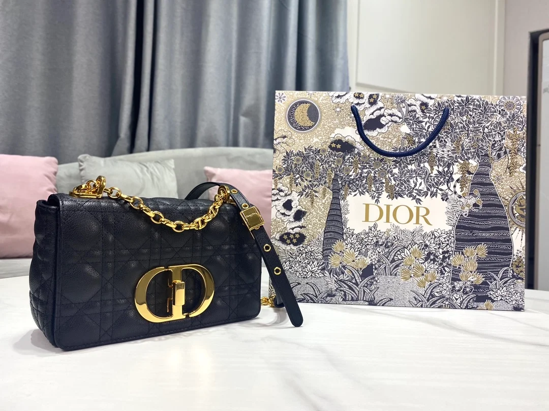 디올 카로 스몰 백 블랙