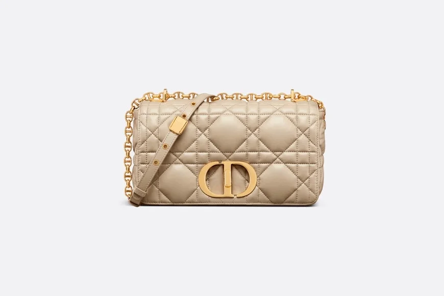 디올 카로 미디움 백 샌드