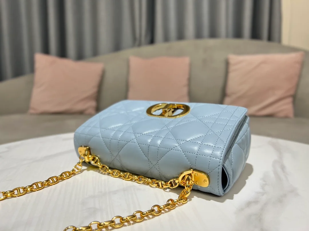 디올 카로 미디움 백 호라이즌 블루