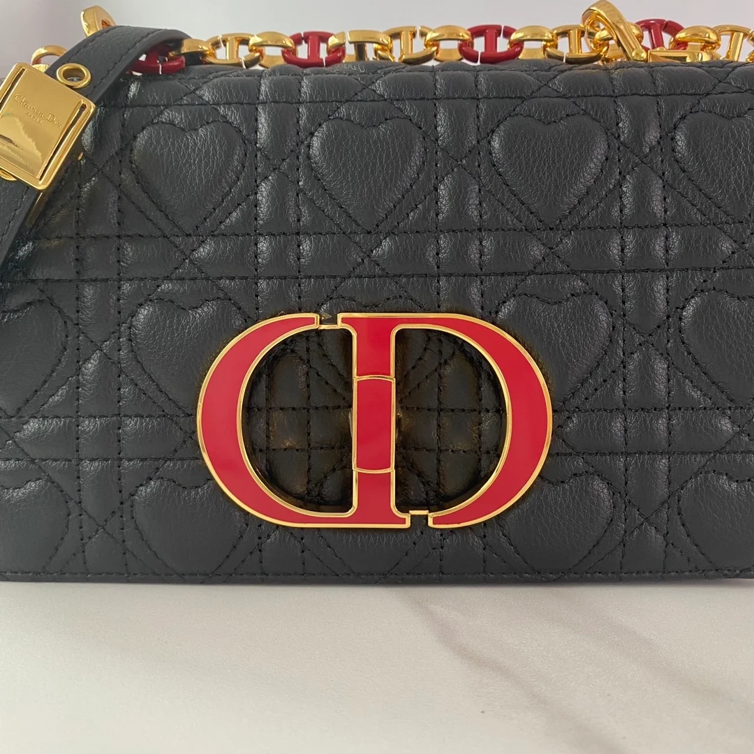 디올 레이디 까나쥬 하트 카로 백