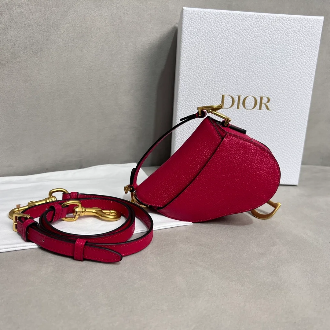 디올 마이크로 새들 백 핑크