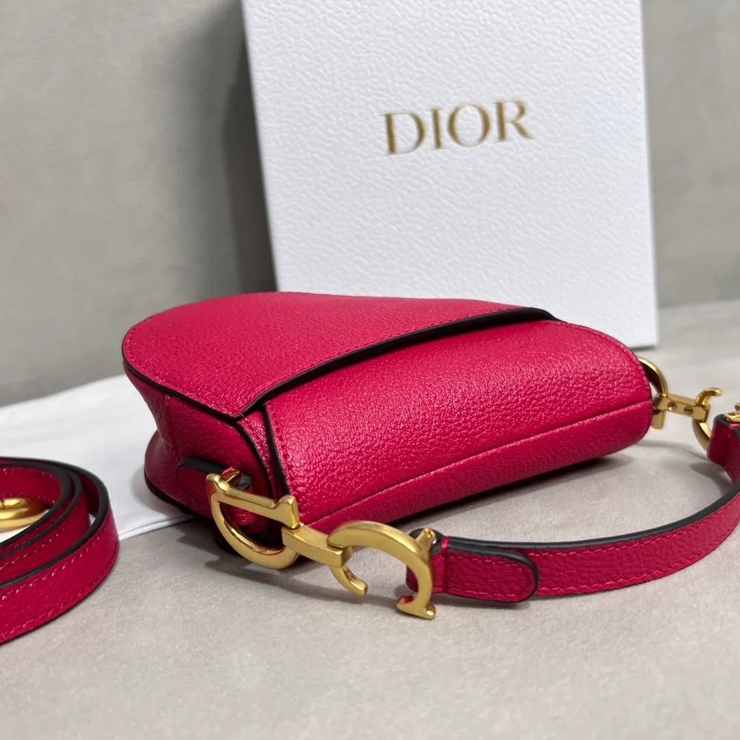 디올 마이크로 새들 백 핑크