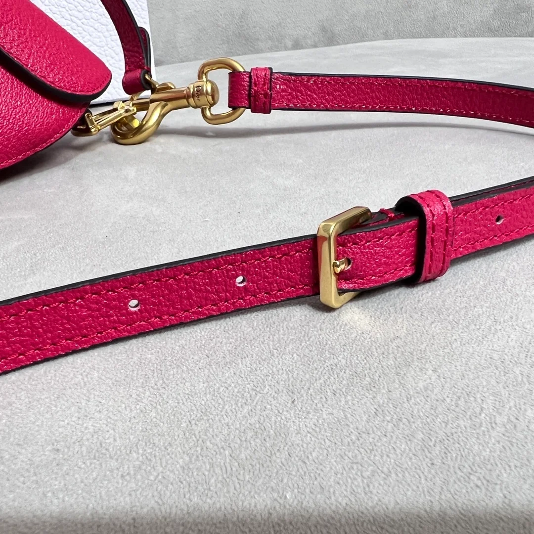 디올 마이크로 새들 백 핑크