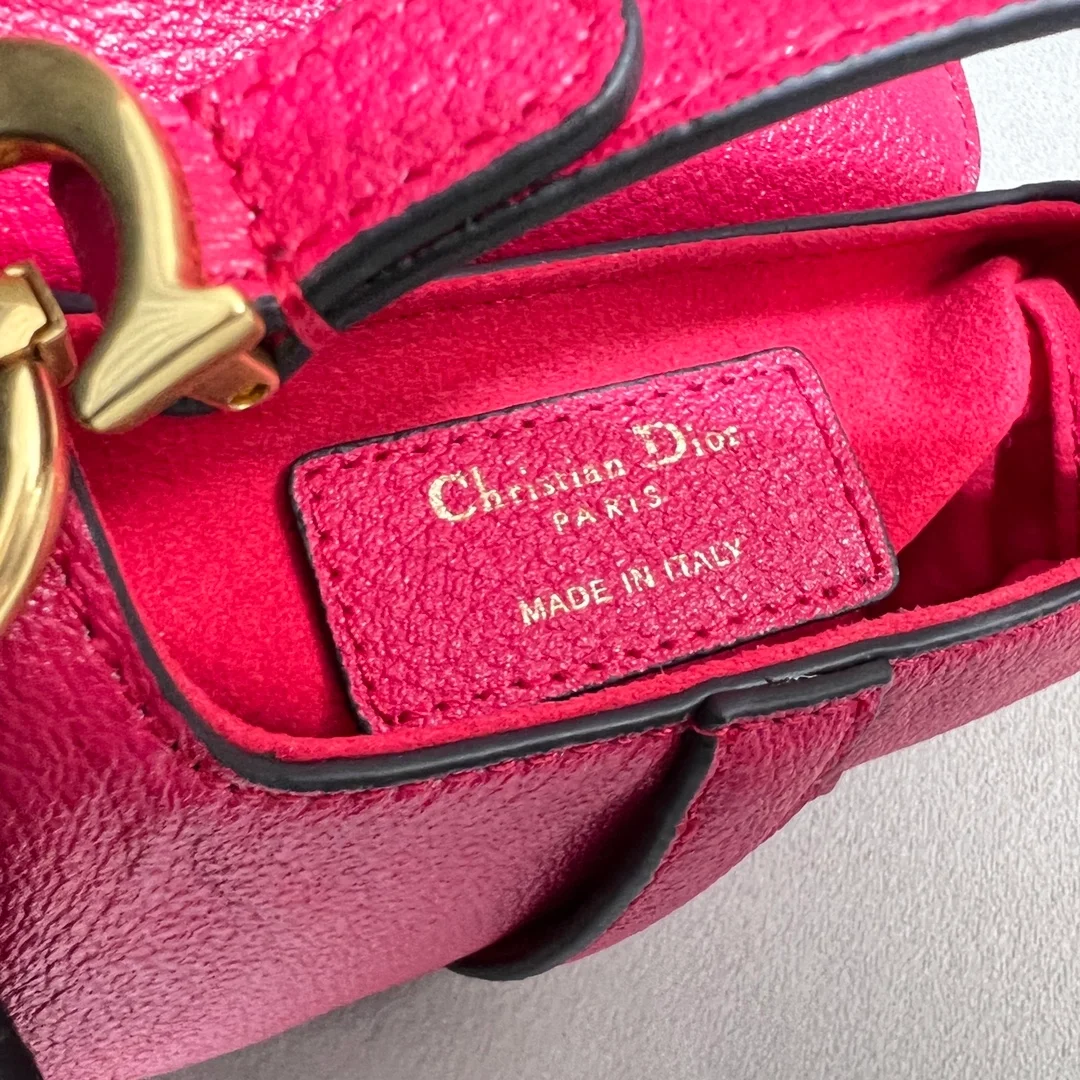 디올 마이크로 새들 백 핑크