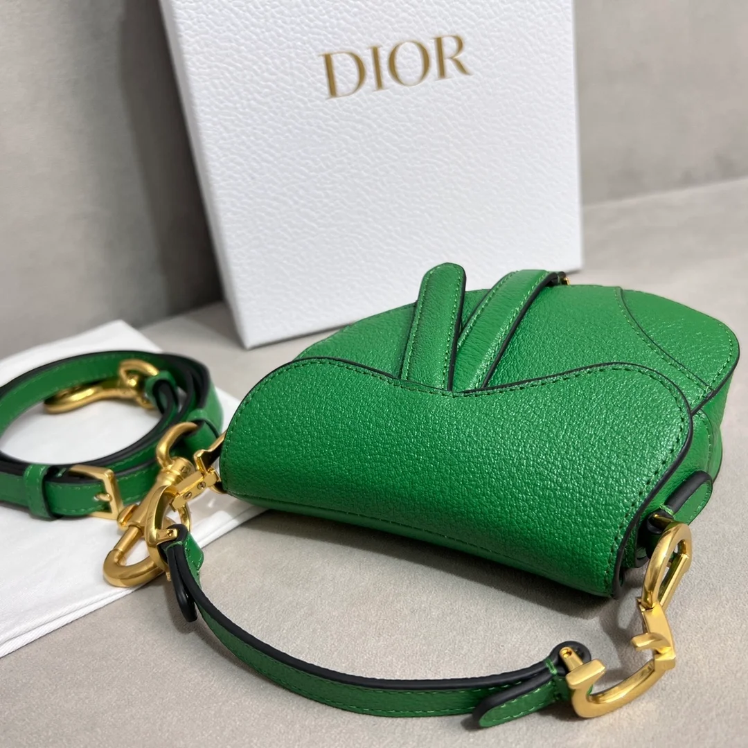 디올 마이크로 새들 백 그린