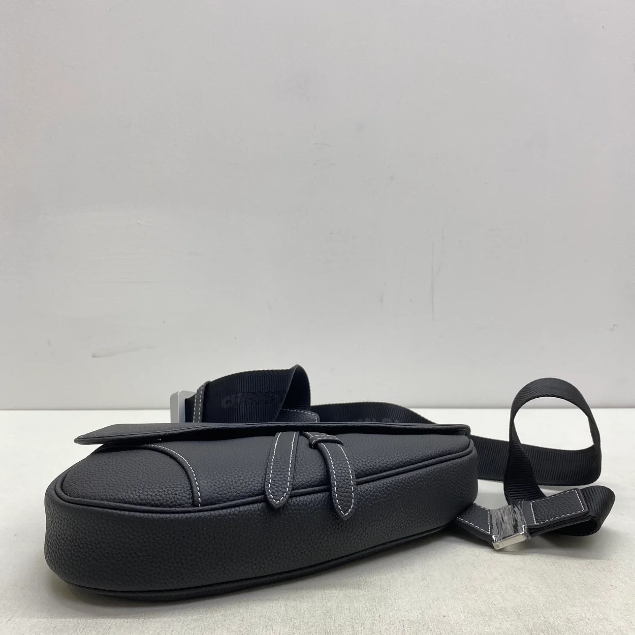 디올 Saddle 백  블랙 그레인 송아지 가죽