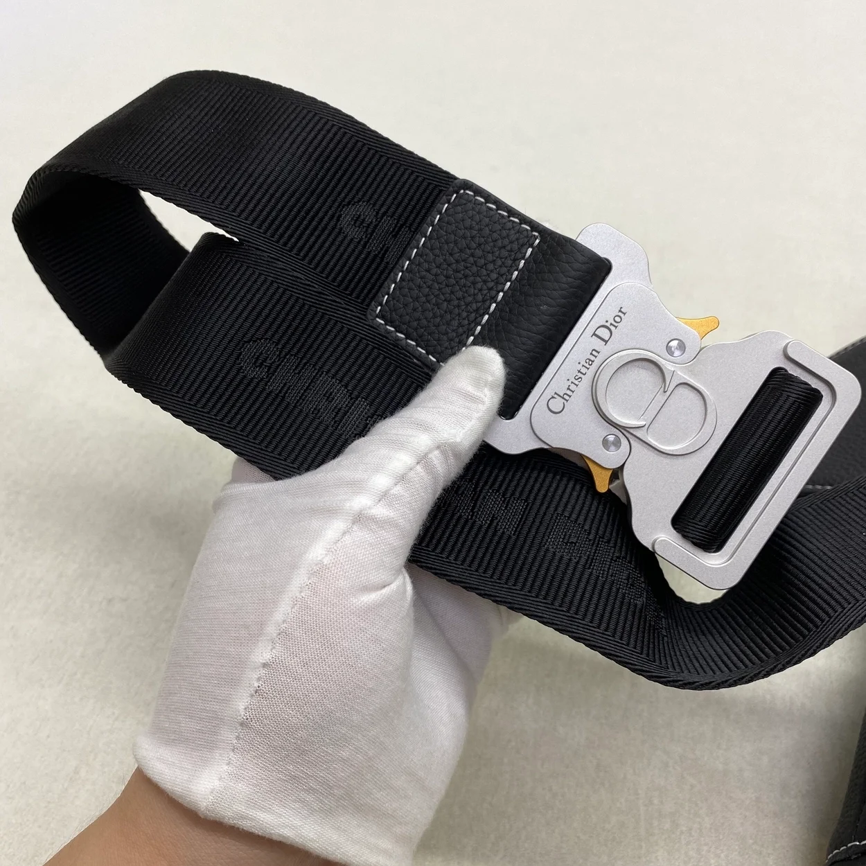 디올 Saddle 백  블랙 그레인 송아지 가죽