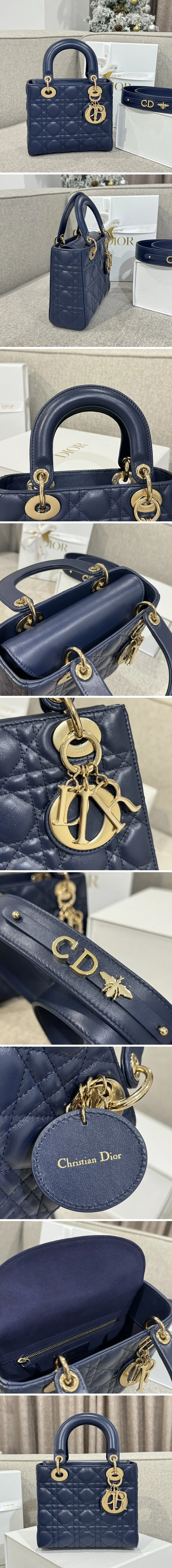 디올 레이디 카나쥬 백 20