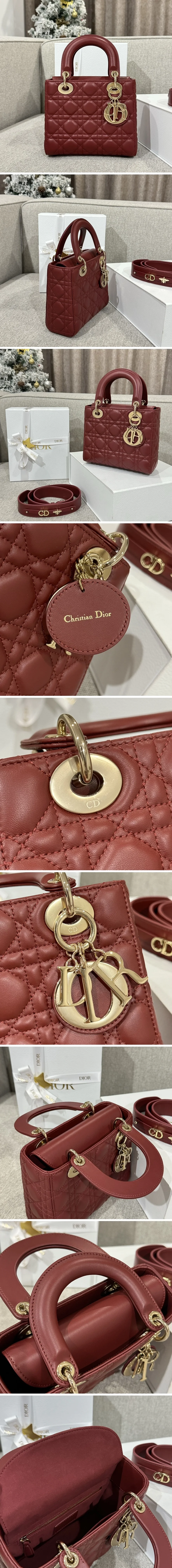 디올 레이디 카나쥬 백 20