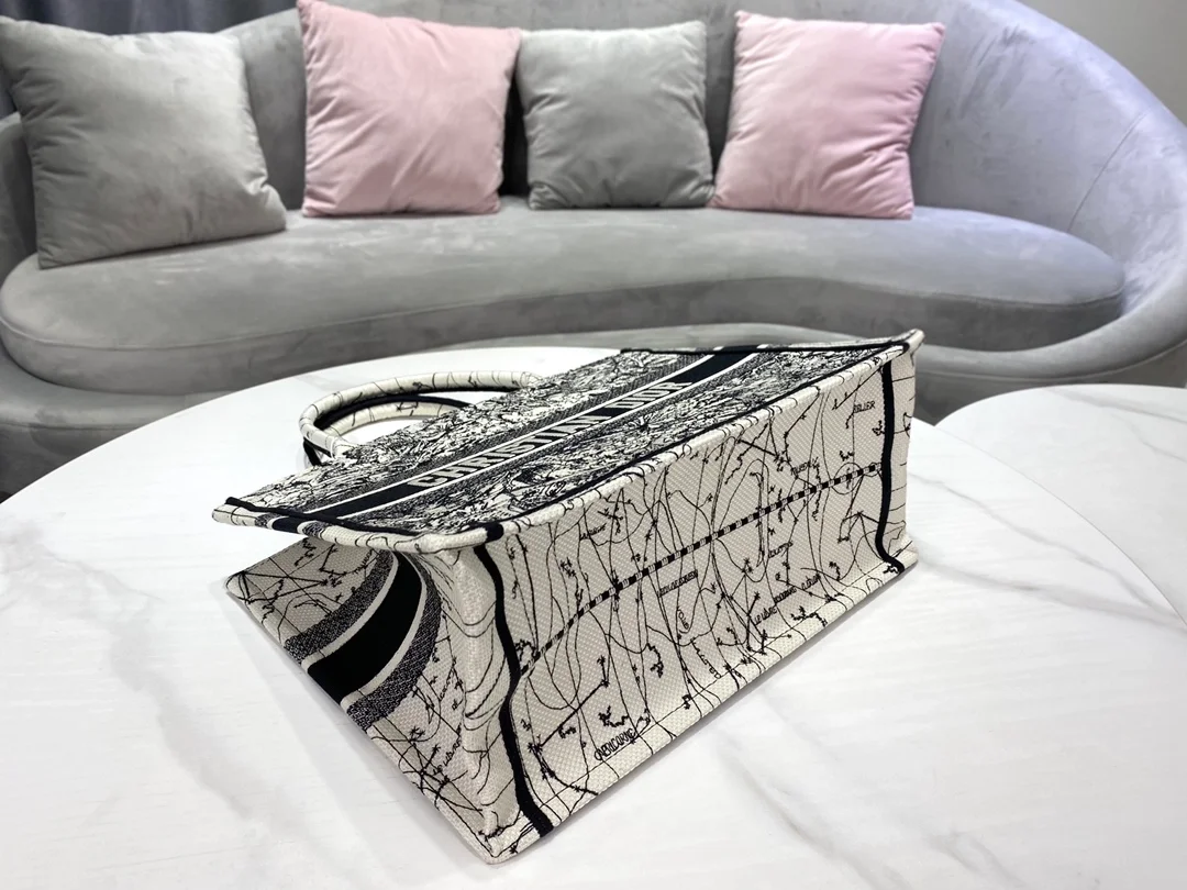 디올 레이디 미디움 북 토트 백