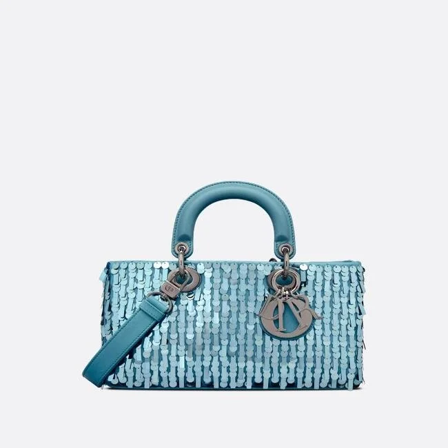 디올 레이디 D-JOY 비즈 자수 미디움 백