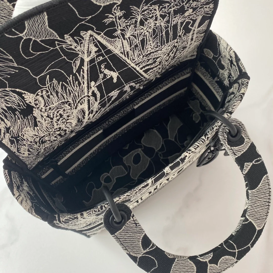 디올 레이디 D-LITE Around the world 미디움 백