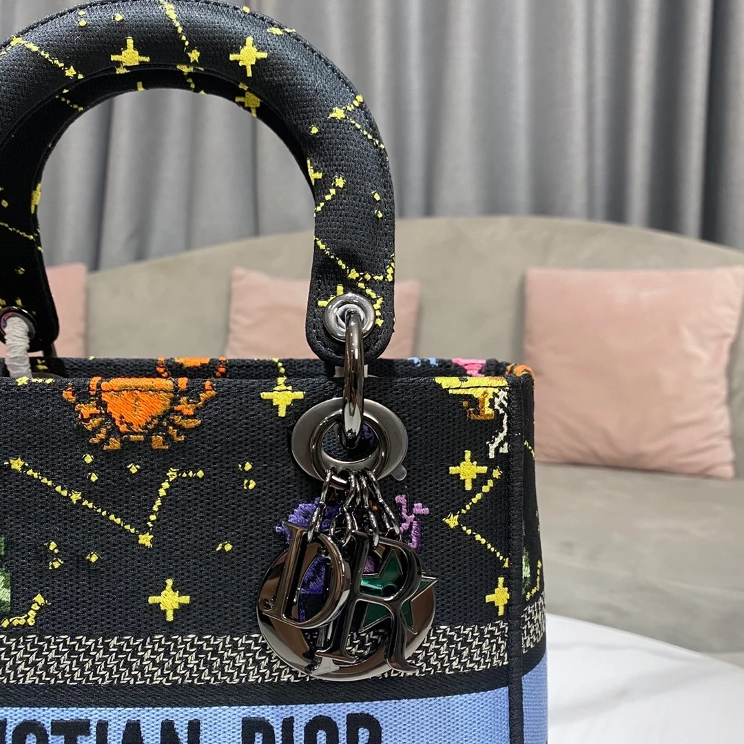 디올 레이디 D-LITE 픽셀 조디악 미디움 백