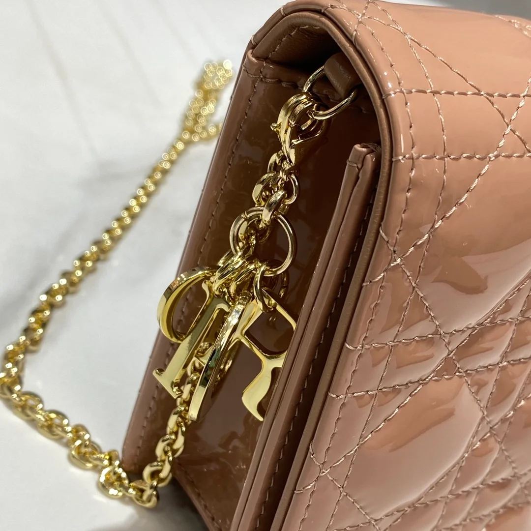 디올 레이디 페이던트 파우치 로즈