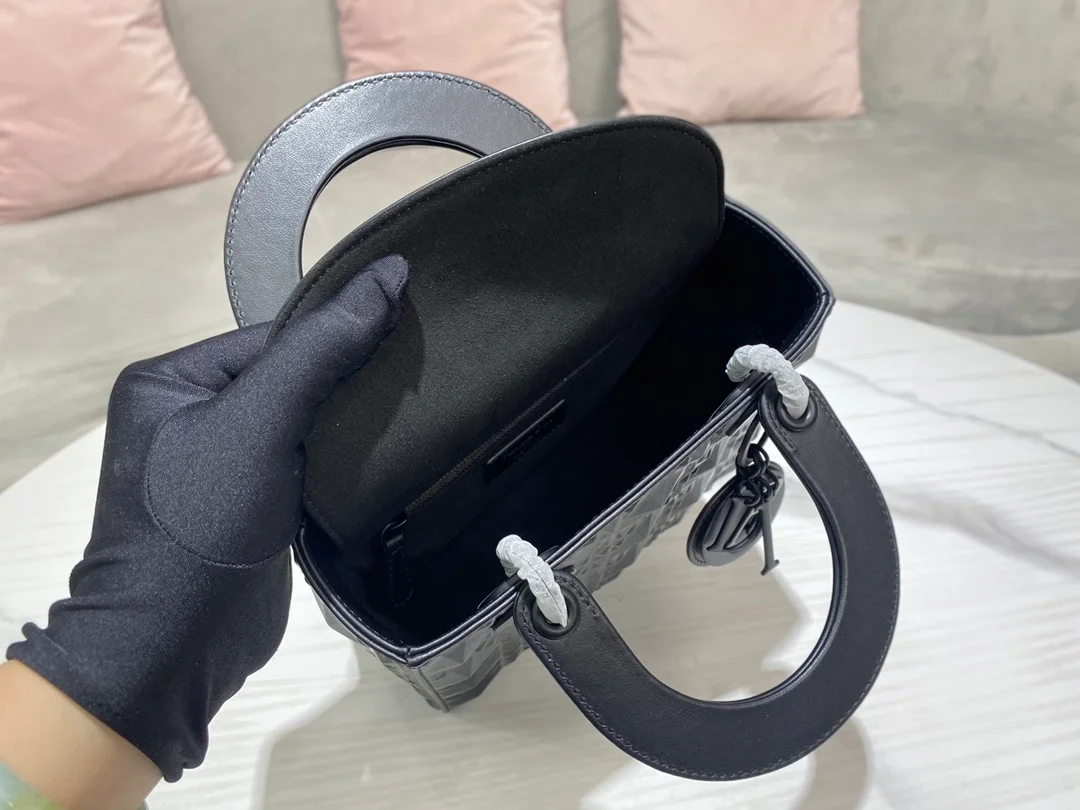 디올 레이디 ABCDIOR 다이아몬드 백 블랙