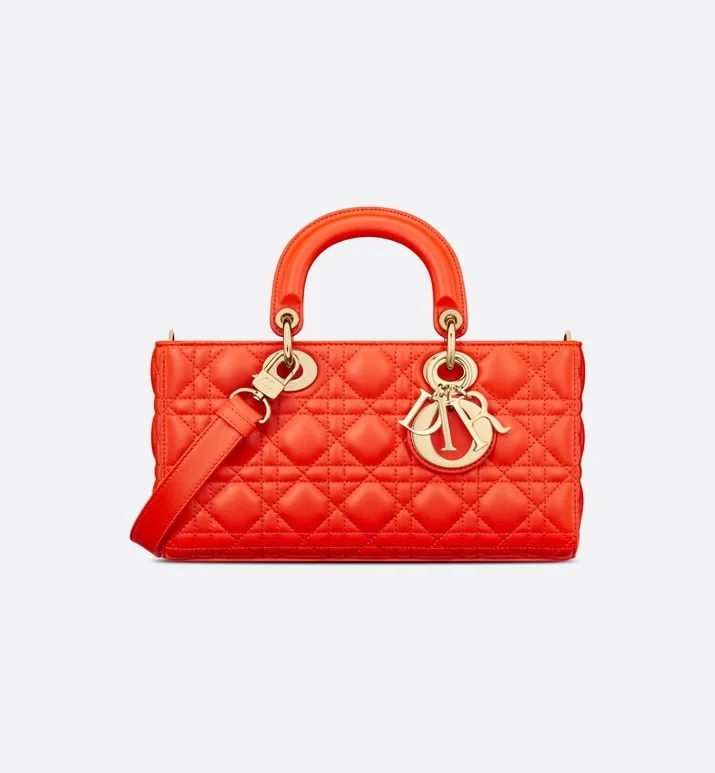디올 레이디 D-JOY 캐나지 백 오렌지