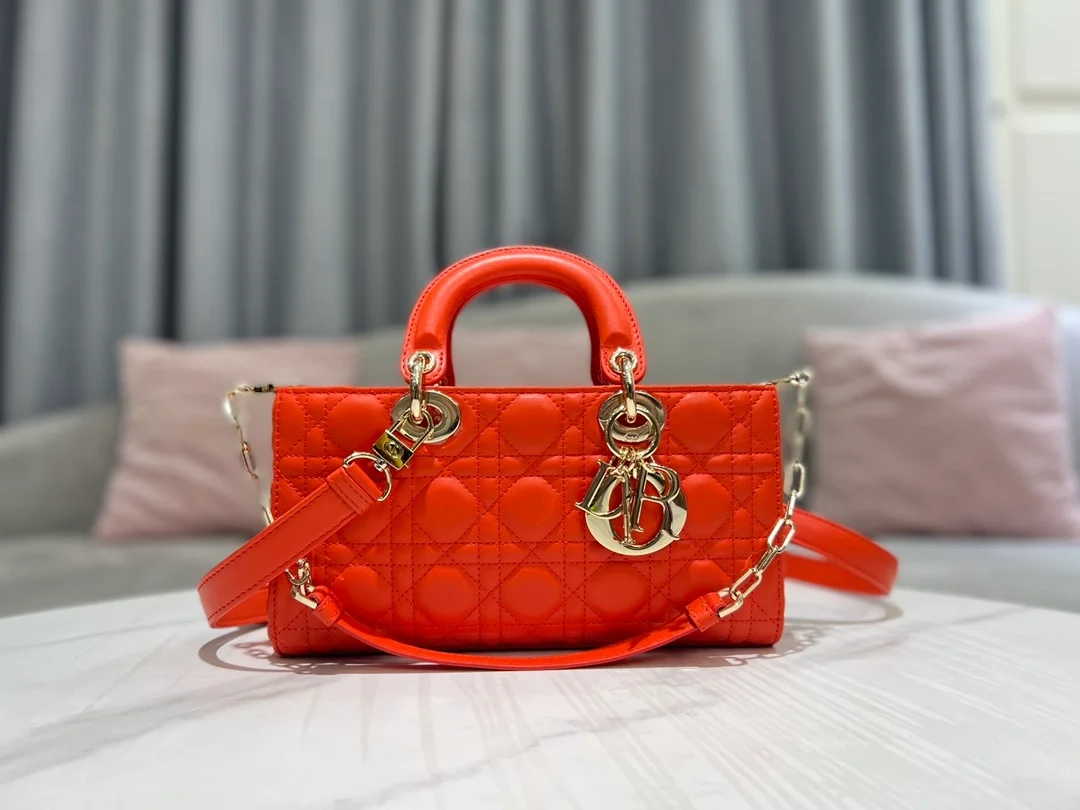 디올 레이디 D-JOY 캐나지 백 오렌지