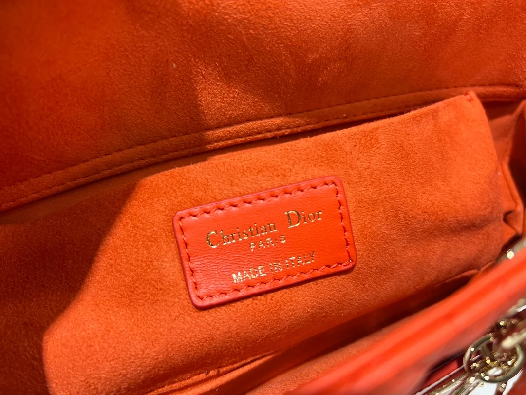 디올 레이디 D-JOY 캐나지 백 오렌지