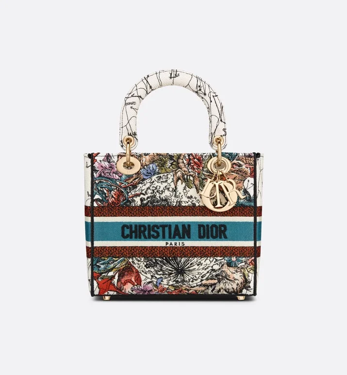 디올 레이디 D-Lite 컨스텔레이션 미디움 백